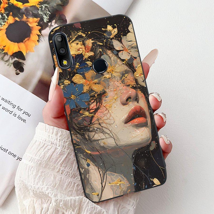 Для Asus ZenFone Max Pro M2 ZB631KL Чехол Роскошная Расписная Крышка ТПУ Чехол для Телефона Для Asus Max M2 ZB633KL X01AD X01BD Задняя Крышка Capa