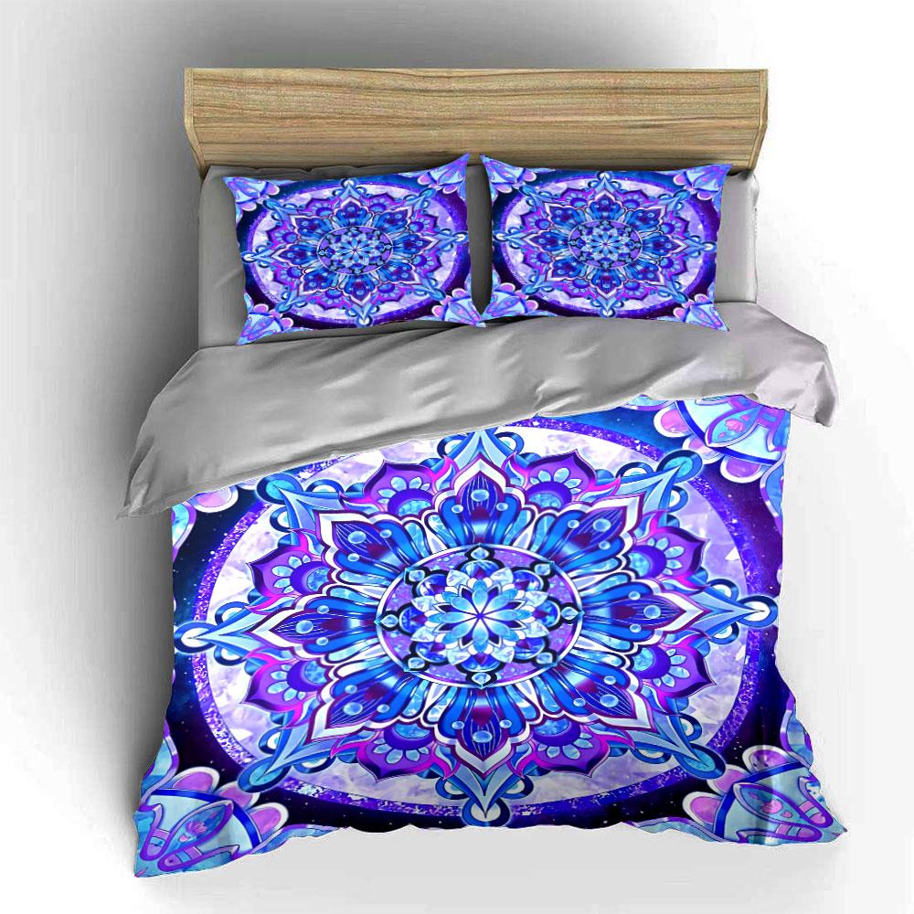 Celestial Mandala Bloom. Bedding sets Duvet covers Pillowcases(1* Duvet Cover 2* Pillowcases without duvet insert)