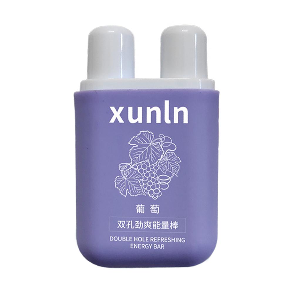 Одорант Двойное отверстие Энергетический батончик Ароматерапия Назальный ингалятор Пары Стик Стимулирующий аромат Предотвращает сонливость