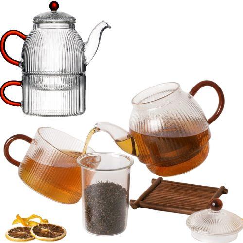 KETTLE JUG INFUSER 0.5L WITH CUP 250ml GRANDPARENT'S DAY GIFT