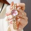 Exquisite High-End Women'S Fashion Trend Quartz Watch Temperament Light Luxury Color Plate Watch