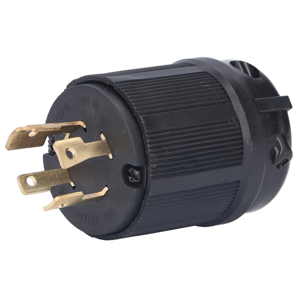 Заглушка PA66 пластиковая латунная 4-отверстие генераторная вилка разъем для сушилок 30A 277 480V