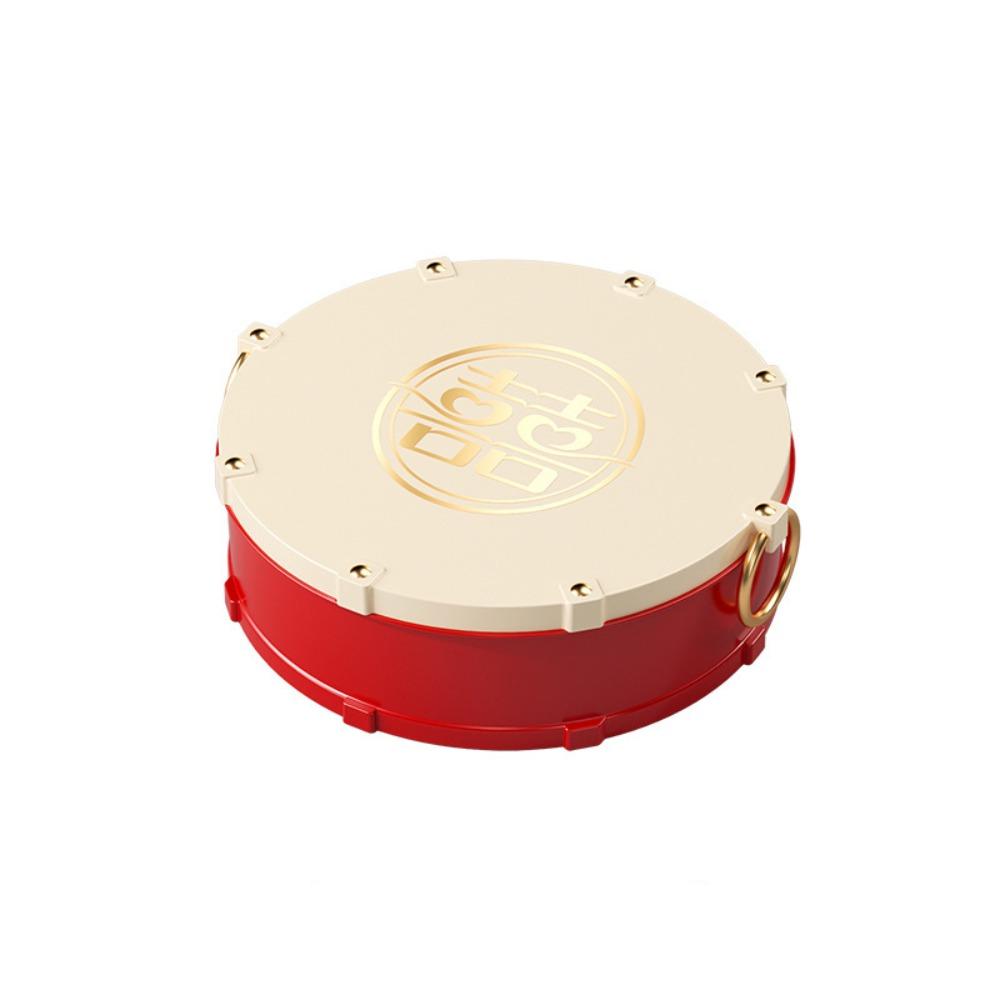 Dustproof Drum Shape Nut Serving Tray 7-Compartment Fruit Plate Biscuit