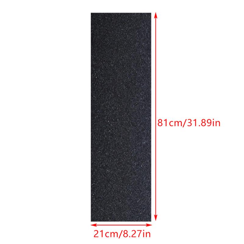 Рулон шкурки для скейтборда Водонепроницаемая шкурка для деки скейтборда Лист шкурки 81*21 см Аксессуары для шкурки лонгборда и самоката