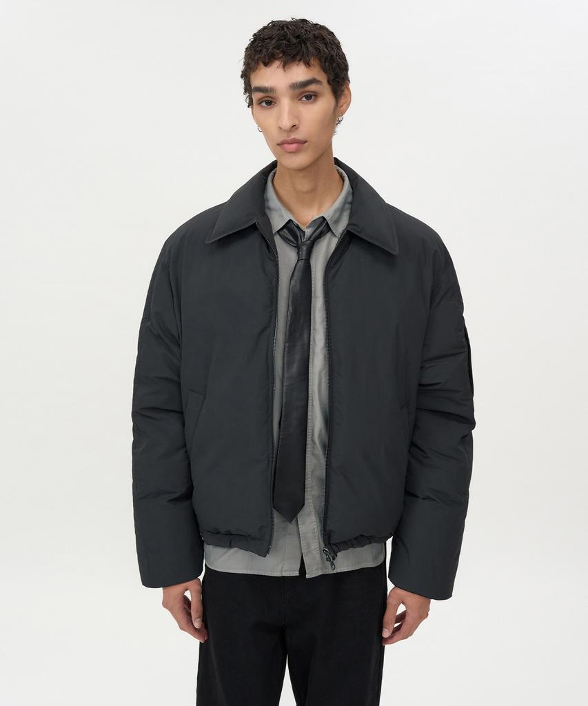 Insilence Collar Flight Down Puffer Black