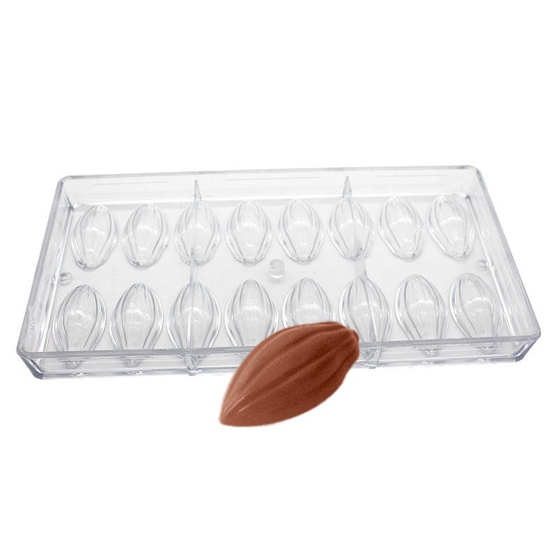 Горячие продажи поликарбонатные формы для шоколада какао 3D формы для желе из кофейных зерен мягкие сладости капли воды пластиковые формы DIY конфеты инструмент