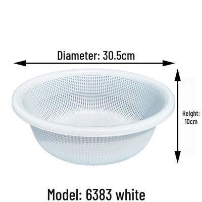 Round Plastic Draining Basket