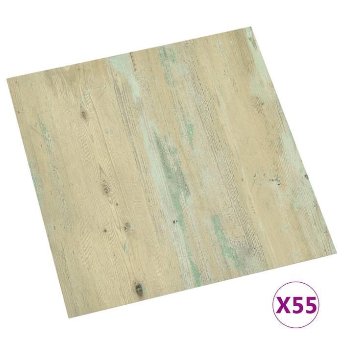 VidaXL 55x Self-Adhesive Floor Planks Flooring Floor Tile Living Room Bedroom House 324670