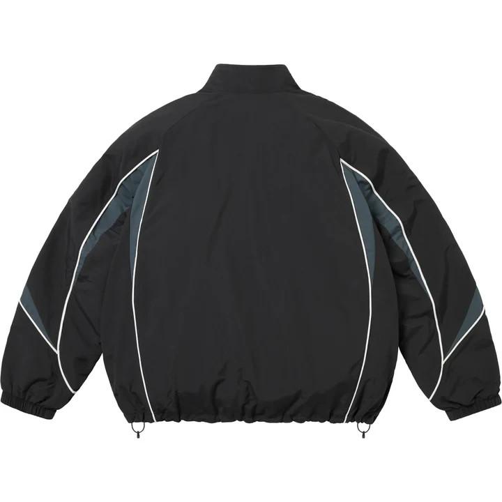 Supreme Contrast Piping Track Jacket Black