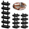 20pcs Replacement Bed Slats Connector Plastic Sofa End Caps Holder Bed Slat Holders Caps Fixed