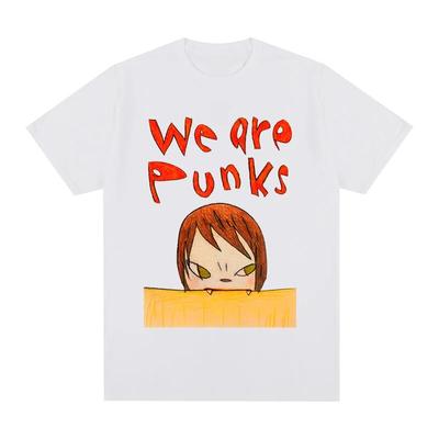 Футболка Yoshitomo Nara we are punks, хлопковая футболка унисекс, новая футболка, женские топы