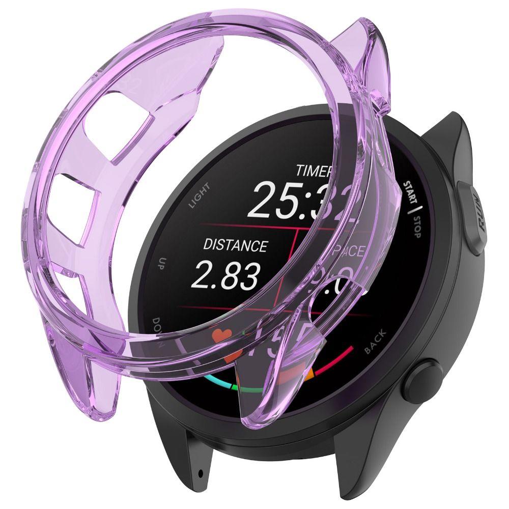 Bumper Transparent Case Frame Screen Protector for Garmin Forerunner 165/165 Music