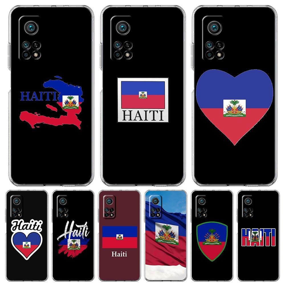 shipping Haiti Flag Phone Case For Xiaomi Poco X5 NFC X3 F5 F4 F3 M3 14 13T 12T 12 13 Lite 11 Ultra Mi 10T 5G 11X Pro Cover