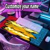 Custom Name Personalized Garfield Pattern Mousepad, Laptop PC Desk Mat, Decorative Desk Mat for Home Keyboard Pad Gift