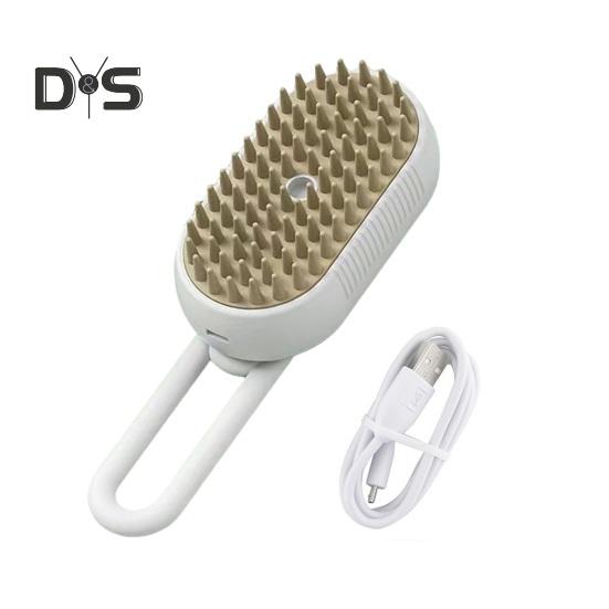 3 в 1 паровая щетка для домашних животных USB-зарядка щетка для груминга самоочищающийся спрей расческа для кошек распутывающая шерсть домашних животных массажная щетка