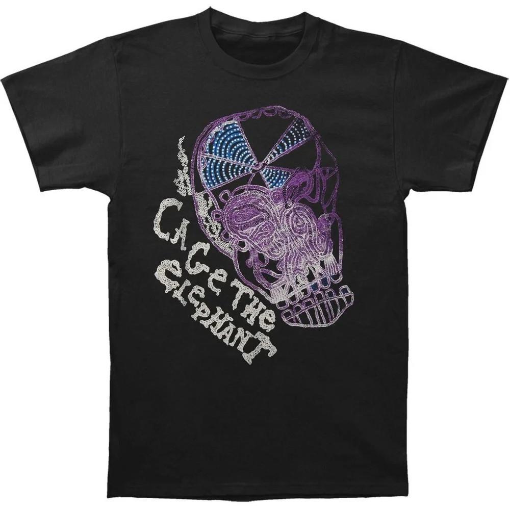 Cage The Elephant Color Skull Cotton Full Size S-5XL Unisex T-Shirt