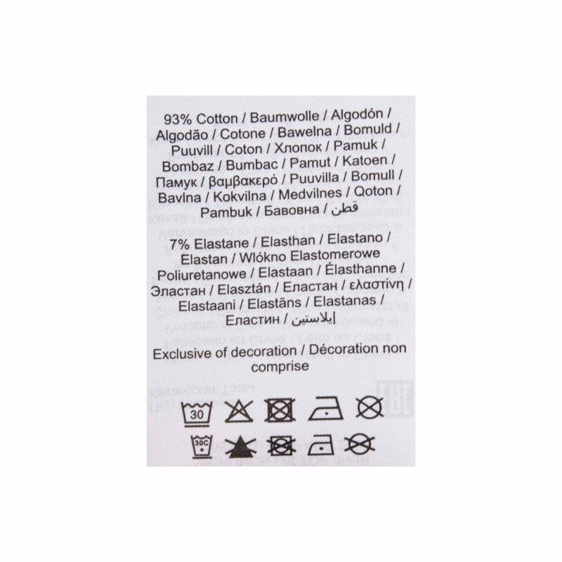 Женская футболка из хлопка стрейч со сборками и длинными рукавами VILA