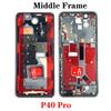 Оригинал Для Huawei P20 P30 P40 P50 P50E P60 P70 Pro Plus Ultra Art Средняя Рамка Корпуса Передняя Рамка LCD Защитная Крышка С Боковой Кнопкой
