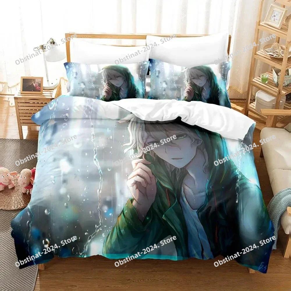 Новый комплект постельного белья Danganronpa V3 Single Twin Full Queen King Size Bed Set Adult Kids Bedroom Duvet cover Sets 3D Print Anime Bed