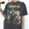 2026 Новая футболка Resident Evil Мужская и Женская Хлопок Летняя Одежда Готическая Мода Y2K С коротким рукавом Уличная одежда Унисекс