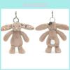 Мягкий брелок в виде кролика Jellycat с цветочными ушками для подростков и молодых людей.