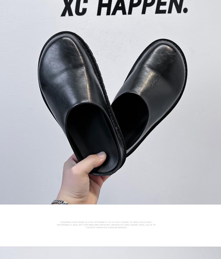 Летние ретро тапочки в британском стиле для повседневной носки - 18887-A