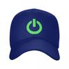Power Button (green) Baseball Cap Hat Luxury Brand |-F-| Visor Cosplay For Man Women's