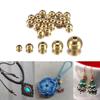 15-100 шт. оригинальные латунные круглые шариковые бусины 3/4/5/6/8 мм, браслеты, свободные очаровательные бусины для ожерелья «сделай сам», бусины для изготовления ювелирных изделий
