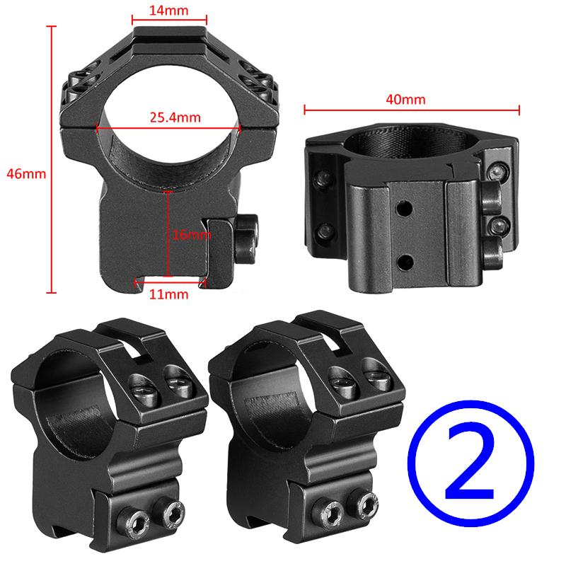 Кольца для охотничьего крепления, диаметр 25,4 мм/30 мм, двойные кольца, рейка, высококачественное крепление