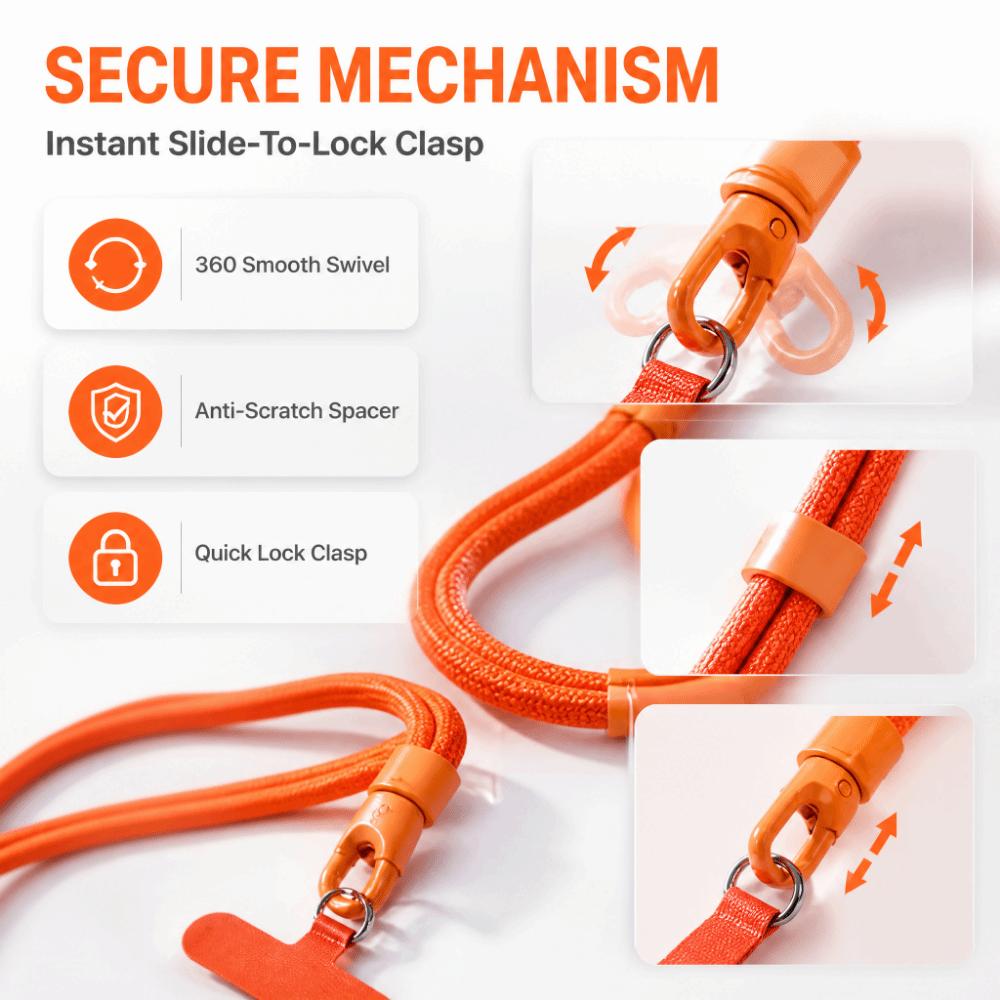 Swivel Clasp Phone Lanyard Adjustable Phone Hanging Rope Universal Phone Strap Neck Strap