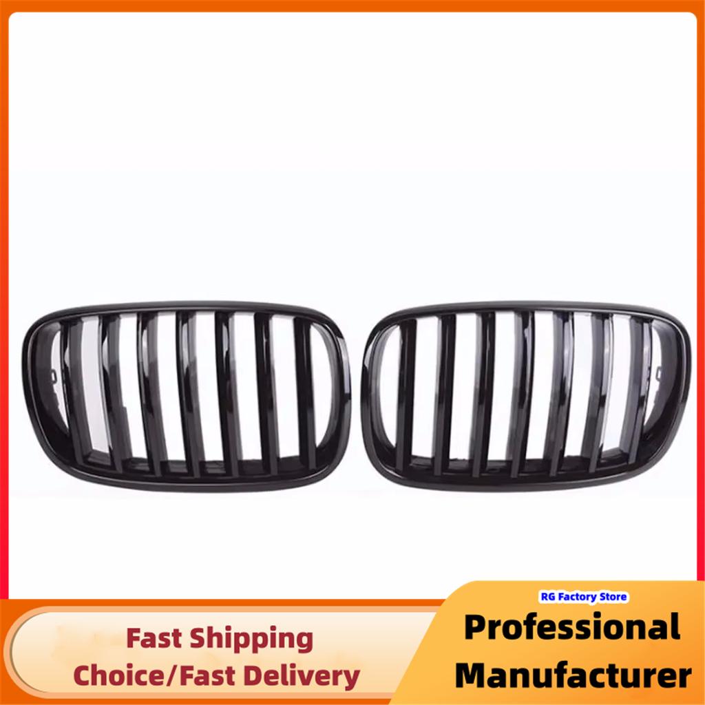 Одинарная решетка радиатора Sport Gloss Black для BMW E70 E71 X5 X6 2007-2013, передний бампер, почки