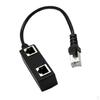 1 To 2 Socket LAN Ethernet Network Plug Splitter Extender Adapter Connector