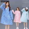 Rainstorm-proof Japanese and Korean Women New Fashion Windbreaker Raincoat Women