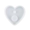 1-10 Numbers Shape DIY Silicone Mold 3D Handmade Candle Holder with Heart Base Gypsum Resin Mold Craft Candlestick Mould