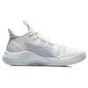 Li Ning Combat Low Durable Breathable Non-Slip Shock Absorption Supportive Low-Top Basketball Shoes Men Sneakers Off-White Gray ABPR027-2