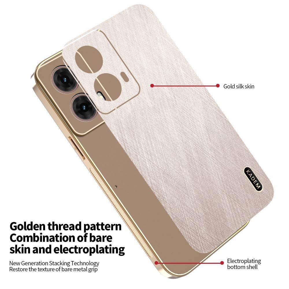 Позолоченный шелковистый чехол для Motorola Moto Edge 60 50 40 Pro Ultra Fusion Neo G Stylus 2023 G86 G45 Кожаный противоударный чехол