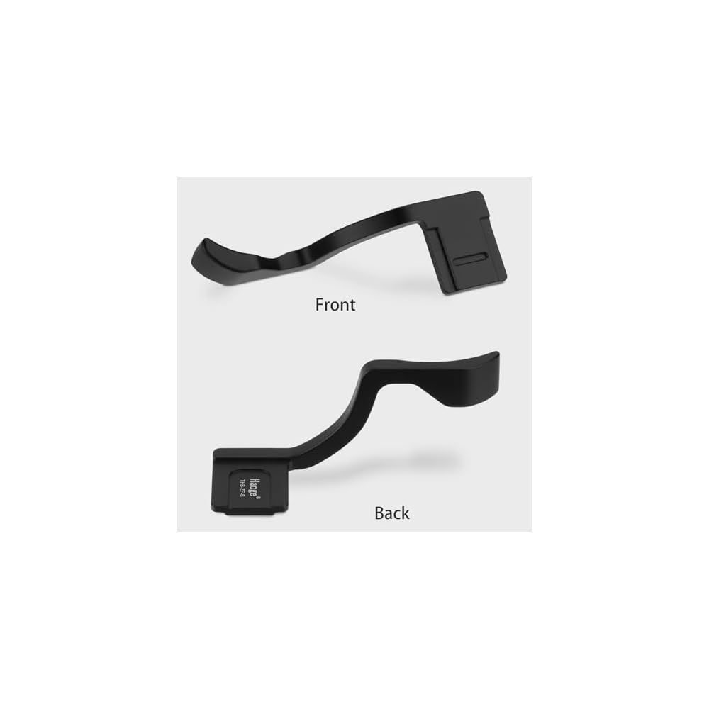 Haoge Metal Thumb Rest Hand Grip for Nikon Zf Camera Accessory, Black THB-ZF-B (Hot Shoe Thumb Rest)