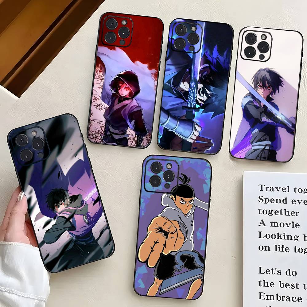 Anime S-Scissor Seven Phone Case For IPhone 17 Air 16 15 14 13 Pro Max 11 12 Black Silicone Cover