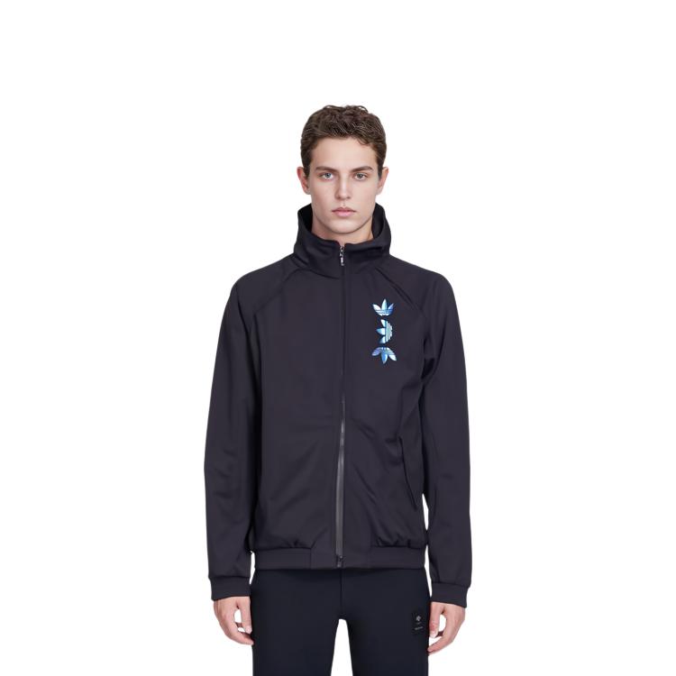 adidas Куртка Originals Zeno Японская версия Мужская Черный FS7333-