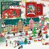 Building Christmas Block Blind Box Book Assembly Toy Puzzle Santa Xmas Gift