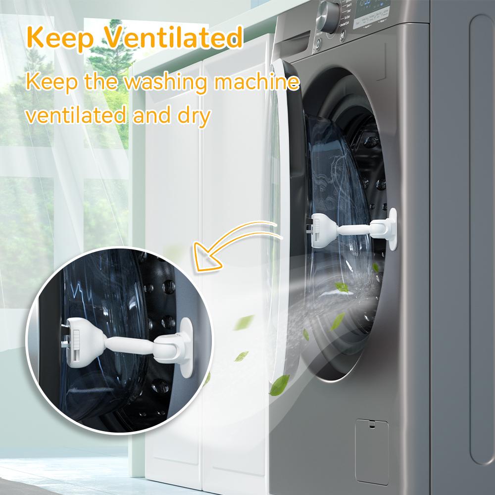 1Pcs Child Proof Front Load Washer Door Prop, Baby Safety Washing Machine Lock, Front Load Washer & Dryer Door Holder