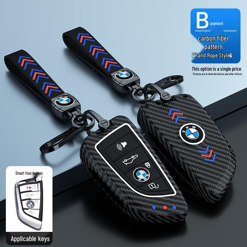 Чехол для ключа-лезвия серий 3, 5, 7 - Светящийся защитный чехол для 320i, пульта 525li и пряжки X3