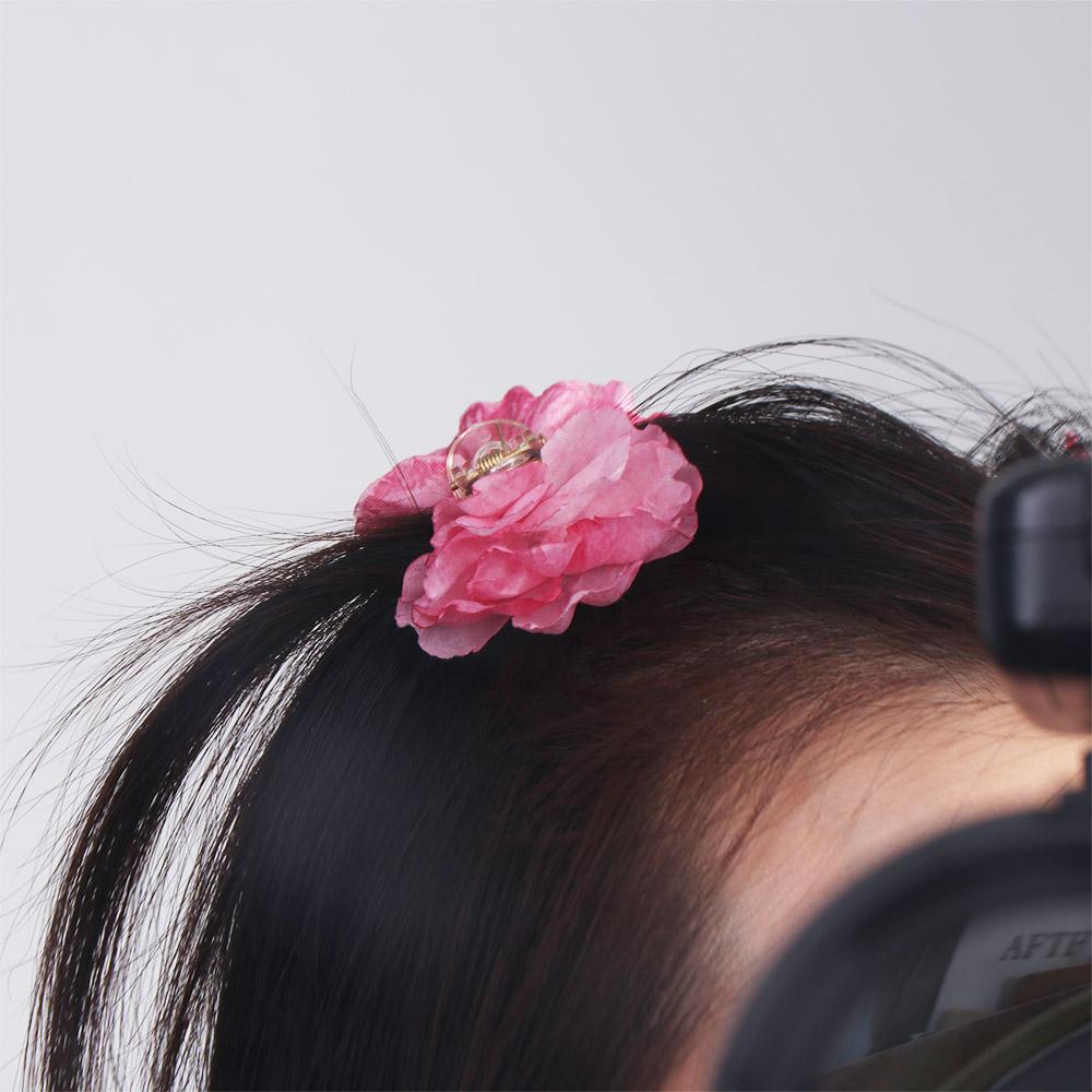 Cloth Children Hair Catches Simulated Flower Hair Crab Clip French Flower Hair Claw Beach