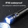 2000000 Lumens High Power Flashlight 300W  LED Flash Light Rechargeable Torch 26650 Zoom Hand Lamp Waterproof Outdoor Light Camping Lantern