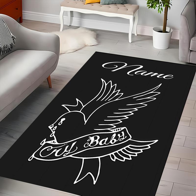 Custom personalization Lil Peep Area Rug - Perfect For Kitchen, Bathroom,Laundry Room Decor Large Size Available,Gift All Seasons