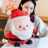 Santa Claus Plush Toy Cartoon Stuffed Animal Doll Room Decoration Kids Gift Xmas