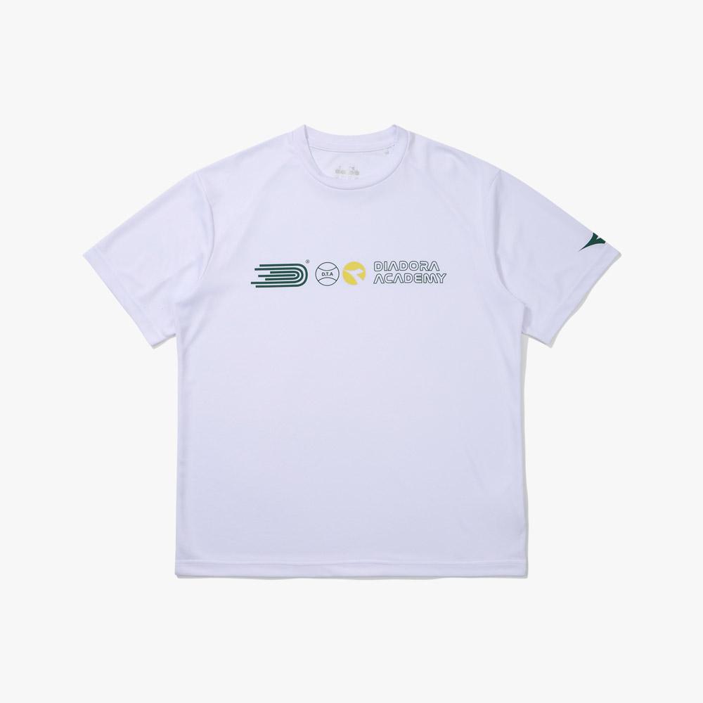 Diadora Техническая футболка с коротким рукавом для тенниса Белая