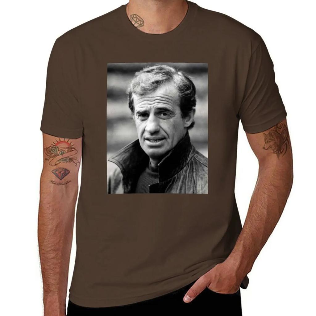 New John Paul Belmondo TShirt Tees Heavyweight T Shirts Hippie Clothes T Shirts For Unisex Cotton