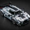 MOC-128027 Маленький Автомобиль-Украшение из Строительных Блоков Образовательная Игрушка для Детей