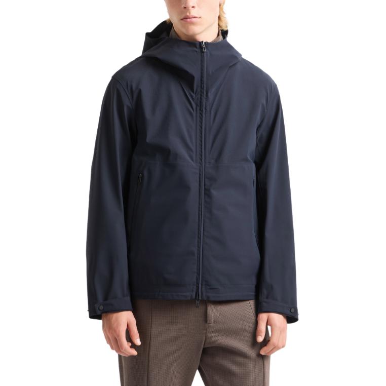 EMPORIO ARMANI Travel Essentials Water repellent Nylon Hooded Blouson EM000818-AF13090-UB118